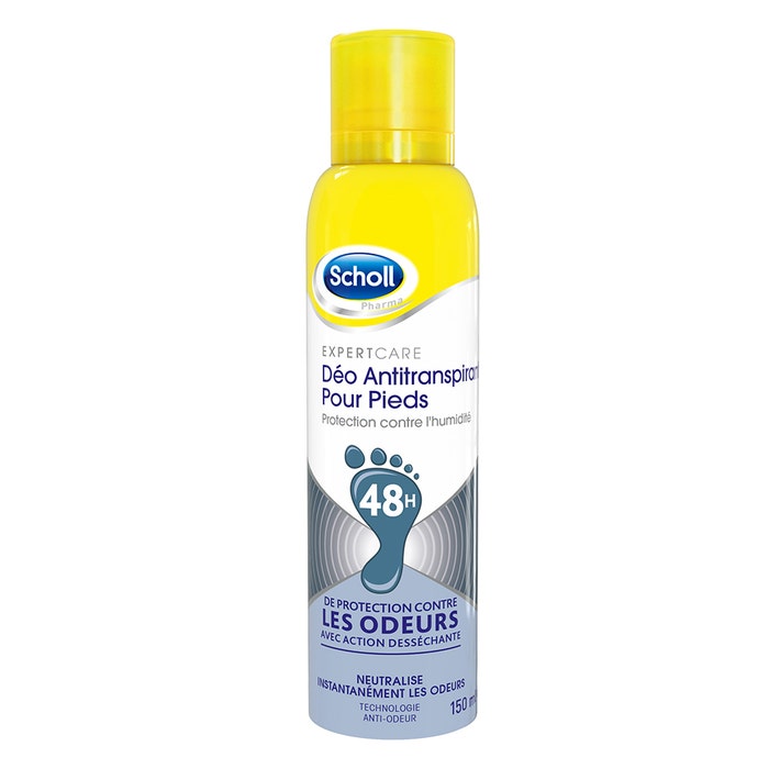 Deodorante per Piedi Antitraspirante 48h 150 ml Per i Piedi Scholl