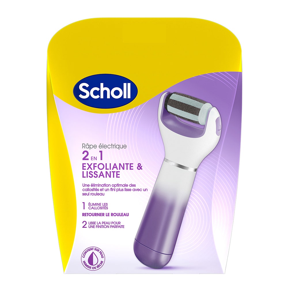 Scholl Raspa elettrica 2in1 esfoliante e levigante