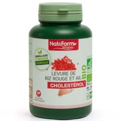 Nat&Form Riso rosso biologico e lievito all'aglio Colesterolo 200 capsule