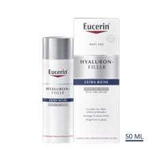Eucerin Hyaluron-Filler Extra Riche Trattamento Notte Texture Ricca 50ml