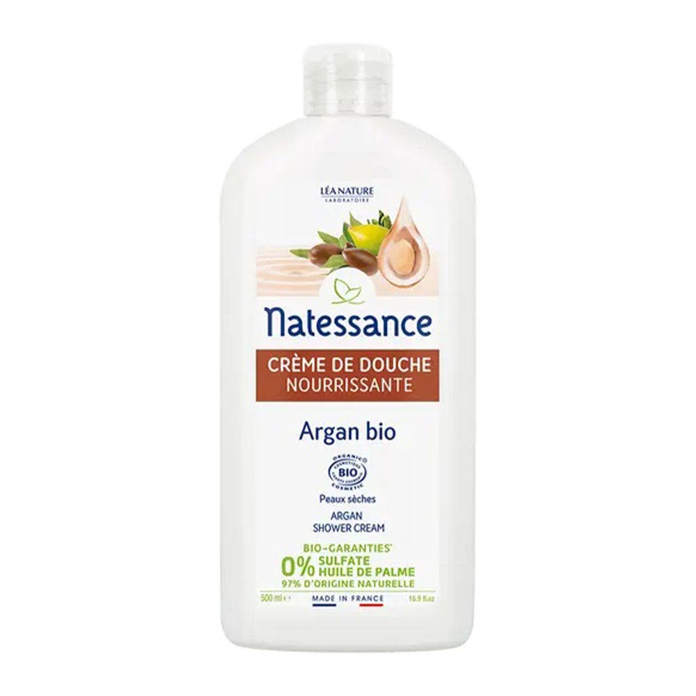 Natessance Argan Gel Douche Fleur D'oranger Bio 500ml