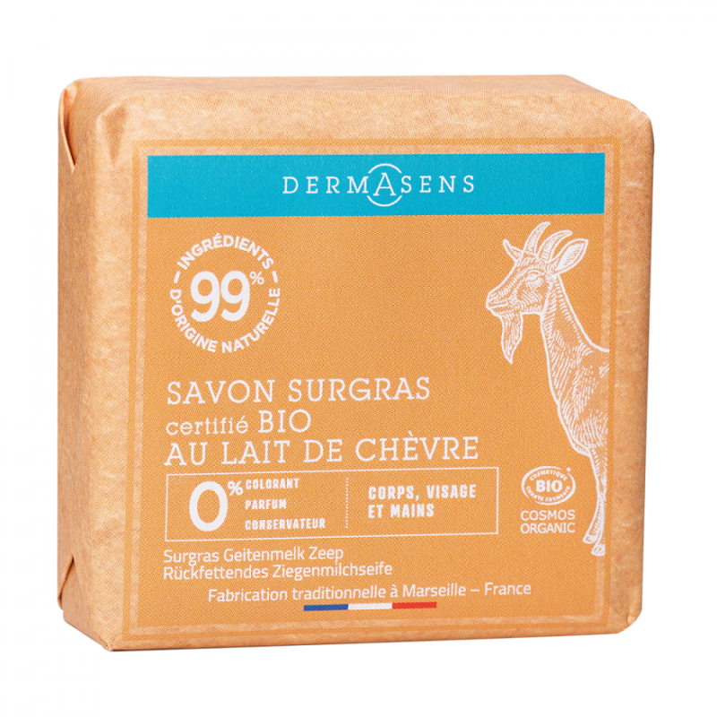 Dermasens Sapone superingrassato al latte di capra biologico 100G