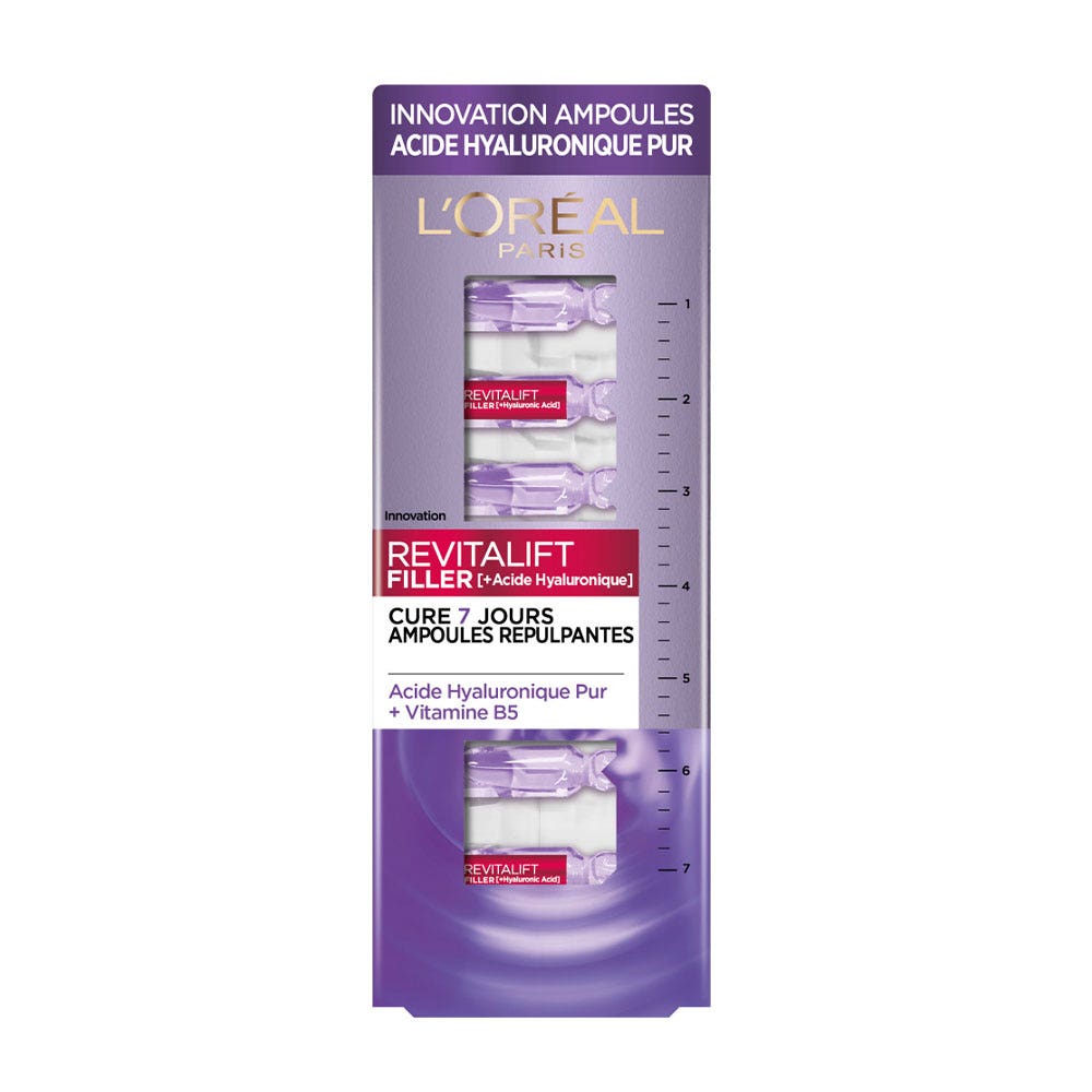 L'Oréal Paris Revitalift Filler 7 giorni di cura con fiale rimpolpanti 7x1,3ML