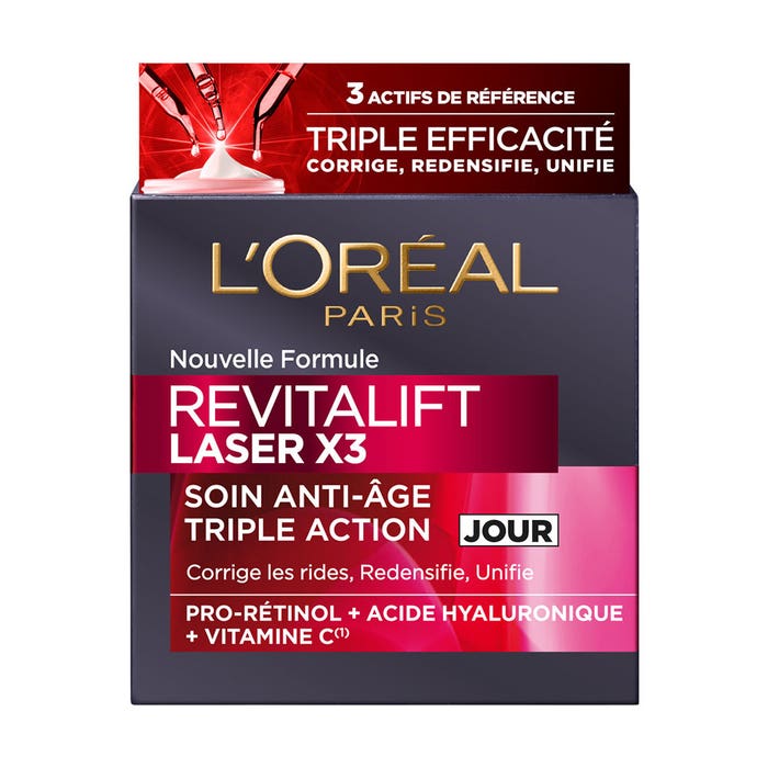 Crema da giorno a tripla azione per l'Anti-età 50ML Revitalift Laser L'Oréal Paris