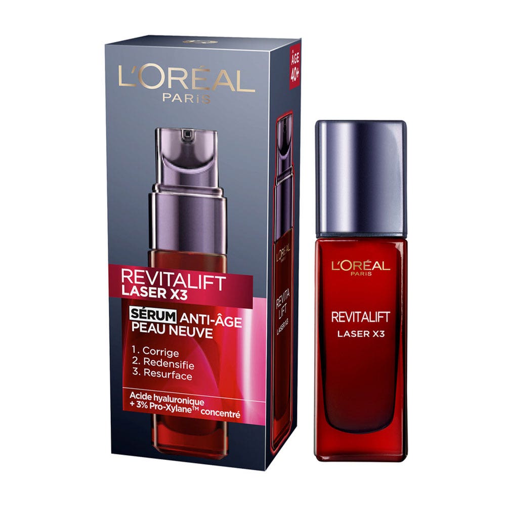 L'Oréal Paris Revitalift Laser Revitalift Laser X3 Serum Anti Age Peau Neuve 30ml