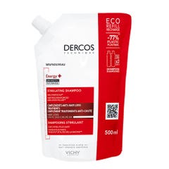 Vichy Dercos Shampoo Eco-recharge Energy+ contro la caduta dei capelli con Aminexil 500ml