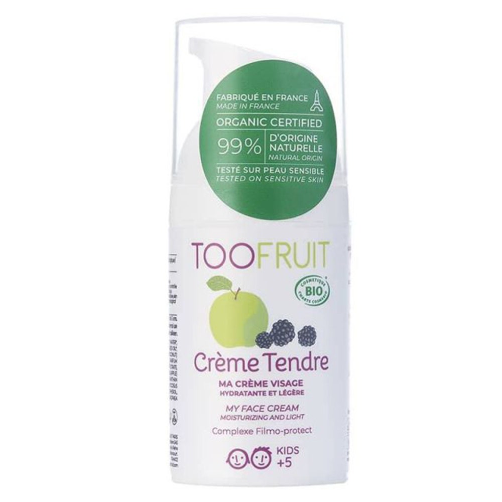 Toofruit Crema Delicata Crema viso idratante Mela e Mora Pelle normale 30ml