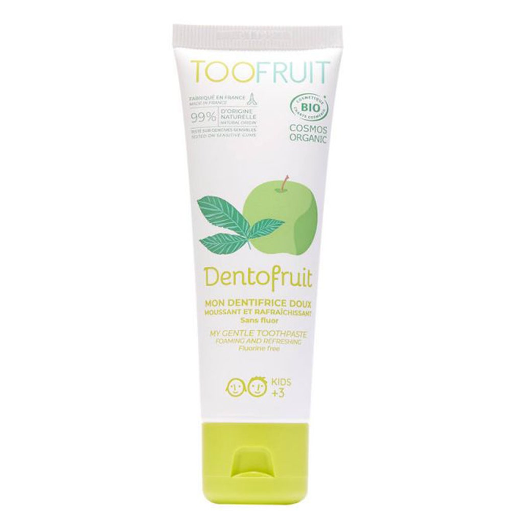 Toofruit Dentofruit Dentifricio delicato alla mela e alla menta 60G