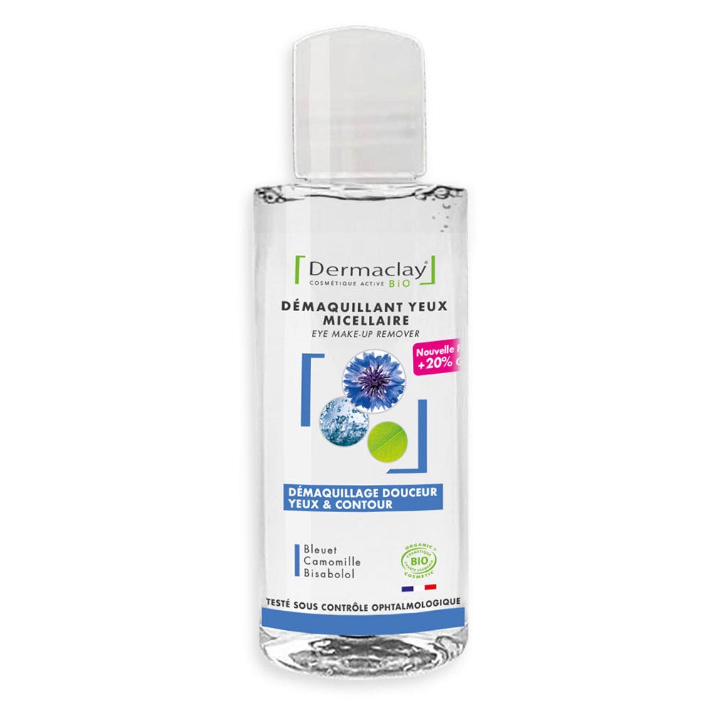 Dermaclay Delicatezza dello struccante occhi micellare biologico 150 ml