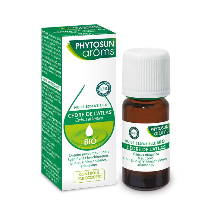 Olio essenziale di Cedro dell'Atlante Bio 5 ml Phytosun Aroms