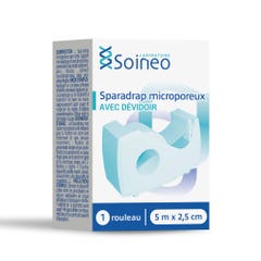 Soineo Gesso Micropore con dispenser 5mx2,5cm 1 rouleau