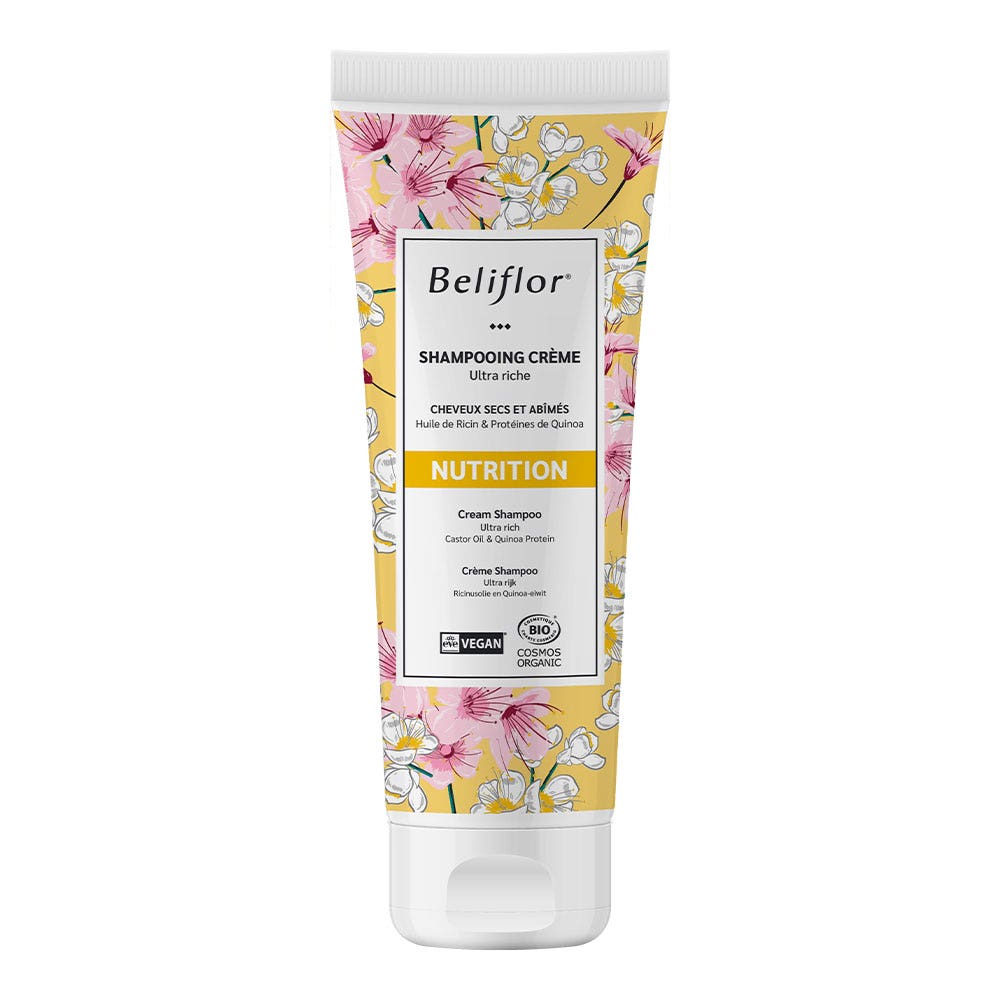 Beliflor Nutrition Shampoo a Crema Capelli secchi e danneggiati 250ml