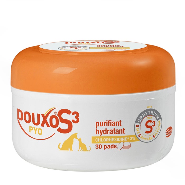 Douxo® S3 PYO Dischi in cotone impregnato Pad 30 Cotons Ceva