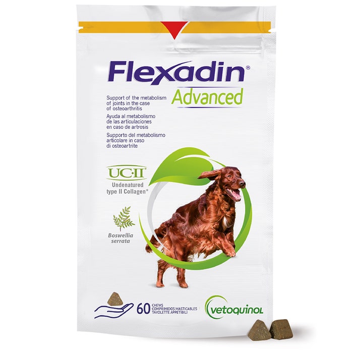 Flexadin ADVANCED Integratore per Cane x 60 bocconi Vetoquinol