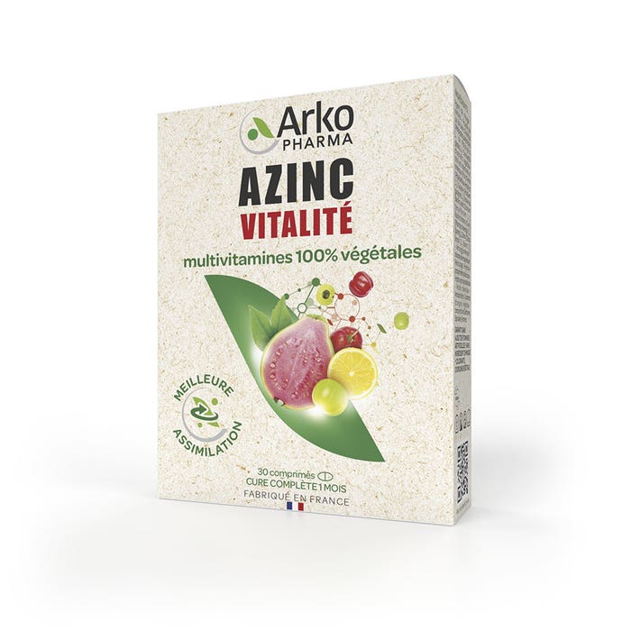 Arkopharma Azinc Multivitamine vegetali Vitalità 30 compresse