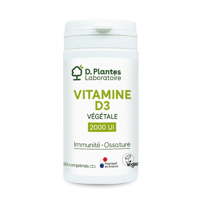 Vitamine D3 2000 UI a base vegetale 60 compresse D. Plantes