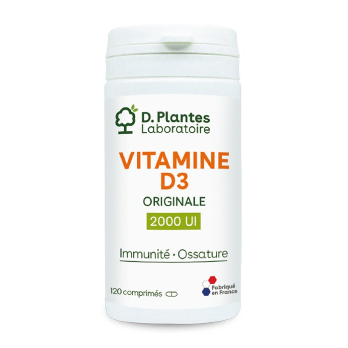 Vitamine D3 2000 UI Original 120 compresse D. Plantes