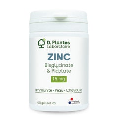 D. Plantes Zinco bisglicinato e pidolato 15 mg 60 capsule