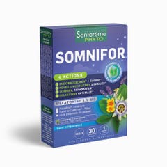 Santarome Somnifor 4 Actions Mélatonine 1.9mg 30 compresse