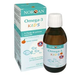 Norsan Omega 3 per bambini Olio di pesce naturale 150 ml