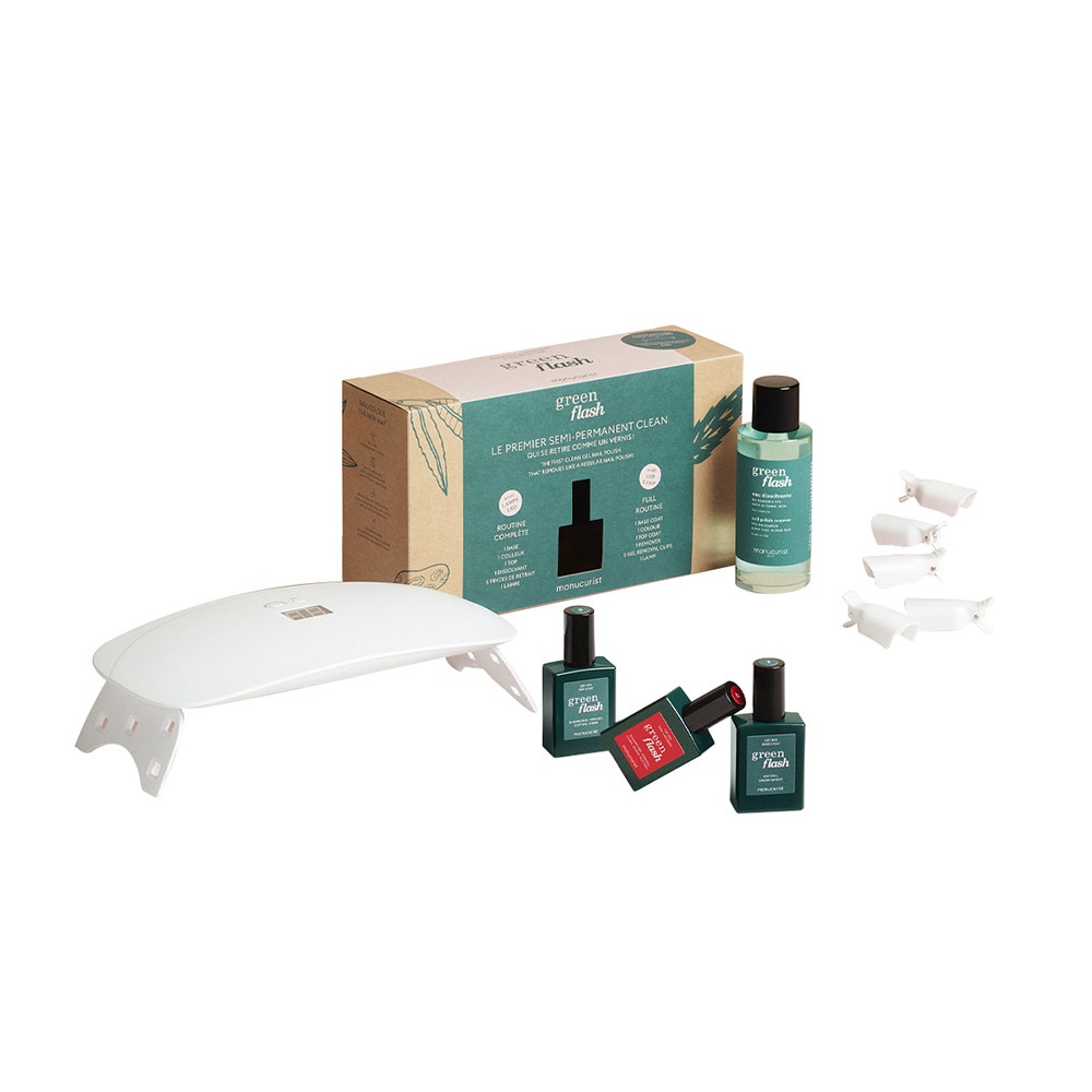 Manucurist Green Flash Set di pulizia semipermanente Le Premier Red papavero