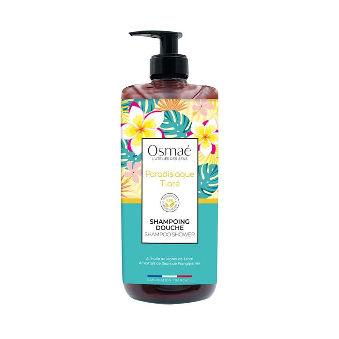 Osmae Tiaré Paradise Shampoo doccia Pour tous i tipi di pelle e di capelli 1L