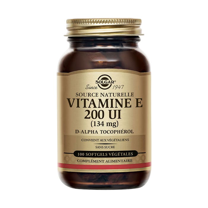Solgar Vitamine 200 UI 100 capsule vegetali