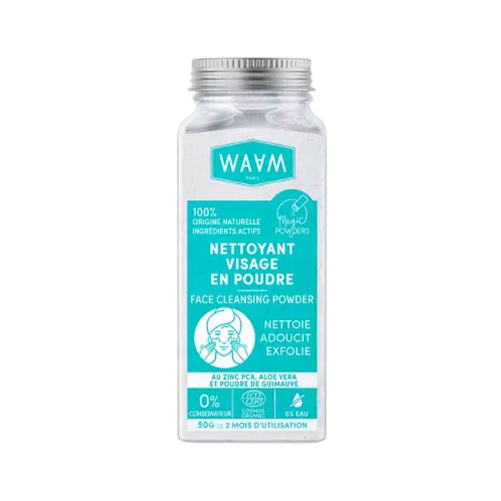 Waam Detergente viso in polvere Pour tous i tipi di pelle 50g