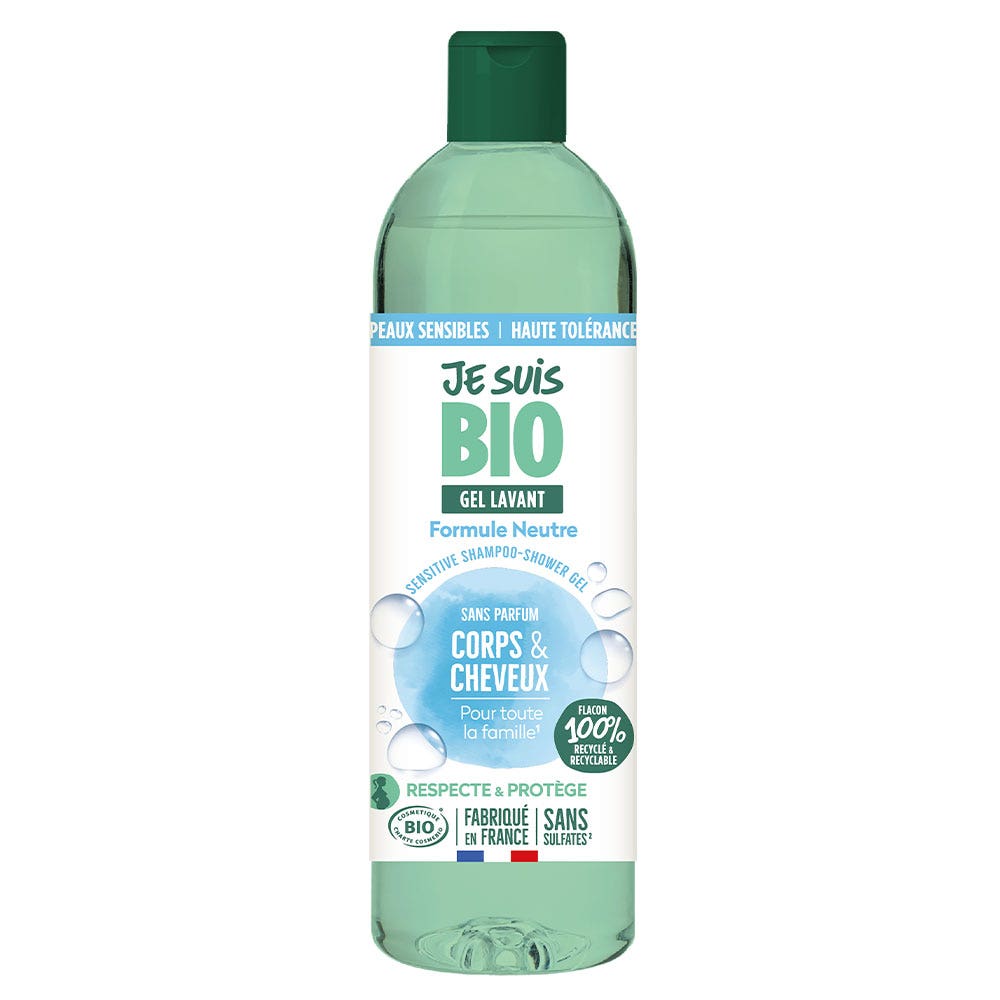 Je suis Bio Gel doccia biologico privo di profumo Corpo e Capelli Pelle Sensibile 250ml