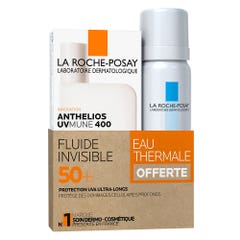 La Roche-Posay Anthelios Invisible uvmune 400 fluido con Profumo 50ml + Acqua termale 50ml in omaggio