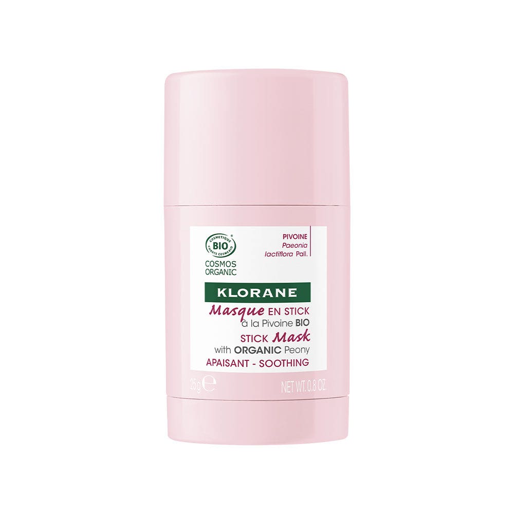 Klorane Peonia Maschera stick lenitiva biologica per pelli sensibili 25g