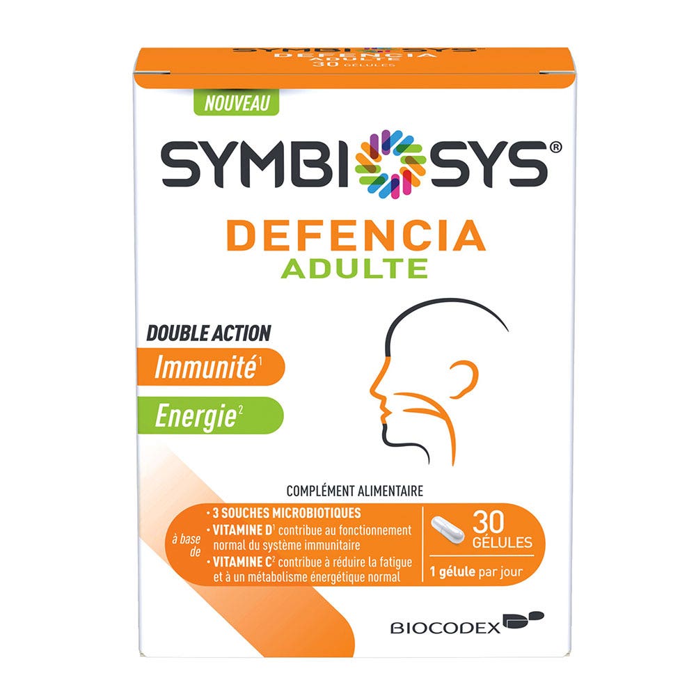 Symbiosys Difese immunitarie Adulto con vitamine C e D 30 Capsule