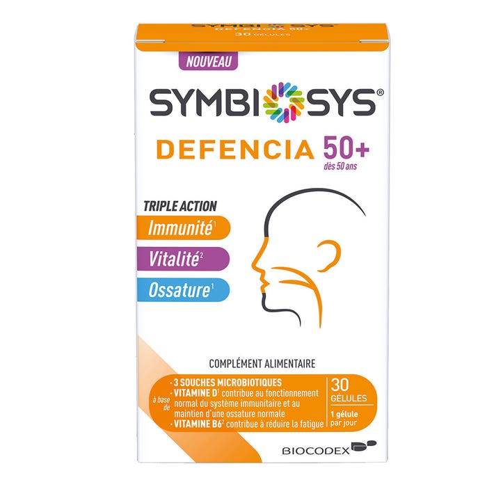Symbiosys Microbiote Defencia 50+ Adulto 2x30 capsule
