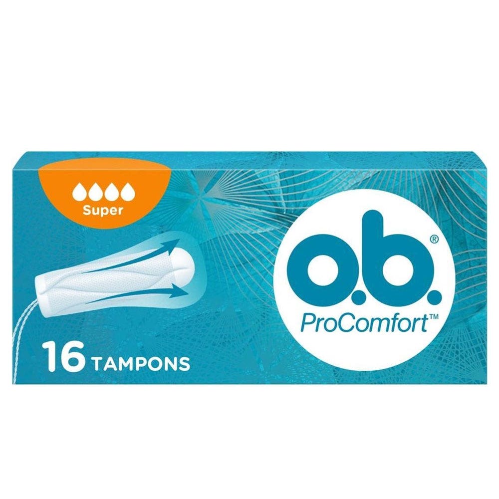 O.B. Imbottiture Pro Comfort Super Senza applicatore x16