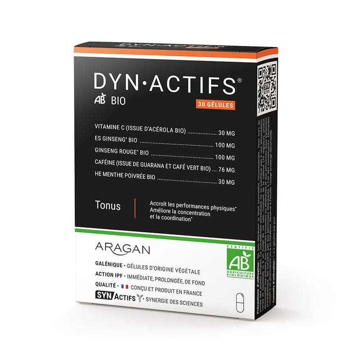 Aragan Synactifs DynActifs Bio 30 capsule