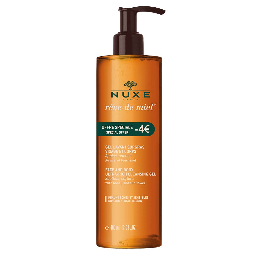 Nuxe Reve De Miel Gel Lavante Surgrassante 400ml