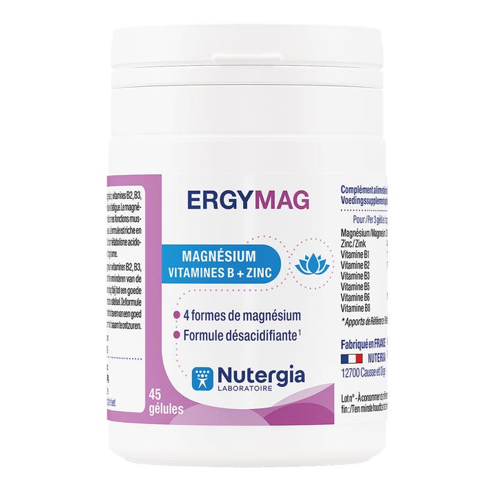 Ergymag 45 Capsule Magnesio Vitamine B + Zinco Nutergia