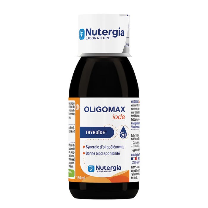 Iodio Oligomax 150 ml Tiroide Nutergia