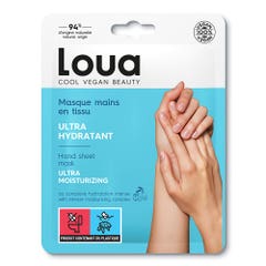 Loua Maschera idratante per le mani pelle secca x1