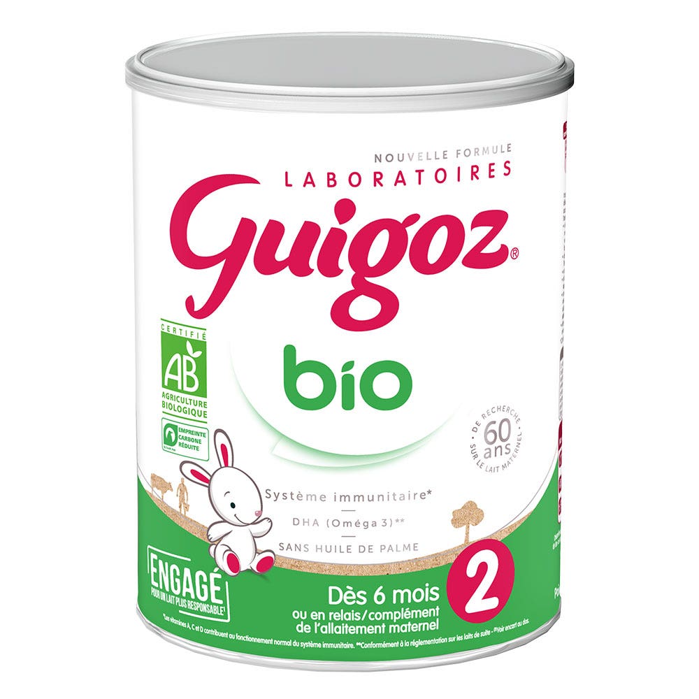 Guigoz Biologico Latte in polvere 2 a partire dai 6 mesi 800 g