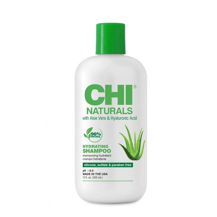 Shampoo idratante 355ml Naturals with Aloe Vera & Hyaluronic Acid Chi
