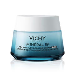 Vichy Mineral 89 Crema ricca 72H Moisture Boost Pelle secca 50ml