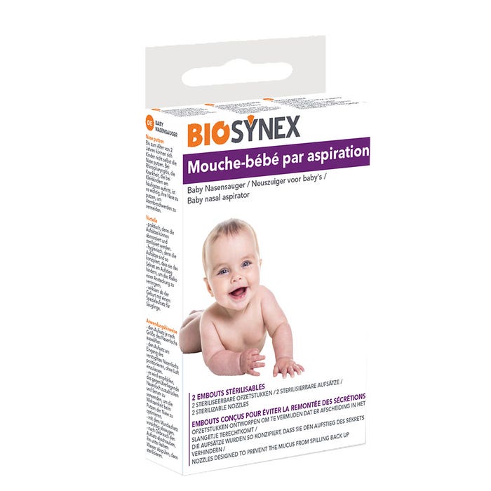 Biosynex Aspirare la mosca del bambino 1 unità + 2 puntali riutilizzabili
