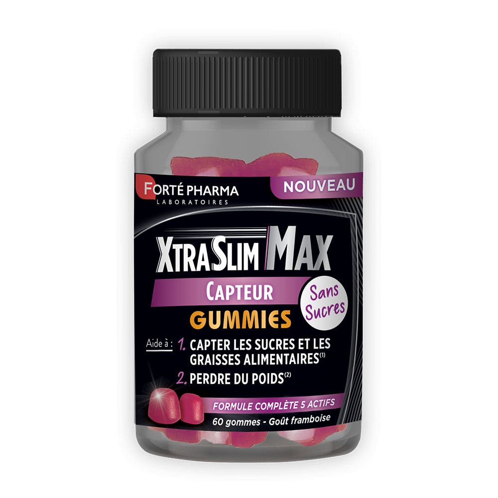 Forté Pharma XtraSlim Max Sensore di grasso 60 gomme da masticare