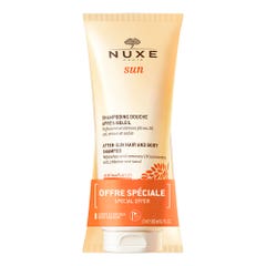 Nuxe Sun Doccia-shampoo idratante al Sole Corpo e Capelli 2x200 ml