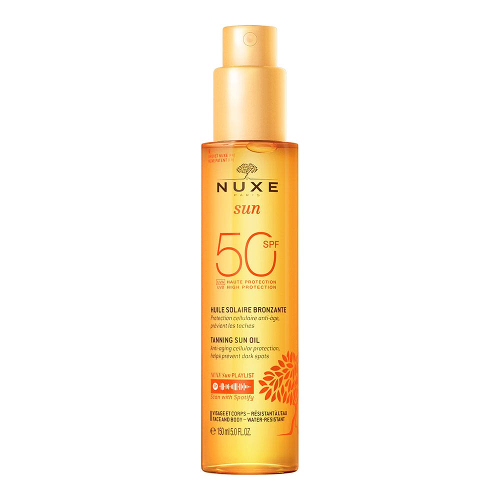 Nuxe Olio solare abbronzante ad alta protezione SPF50 150ml