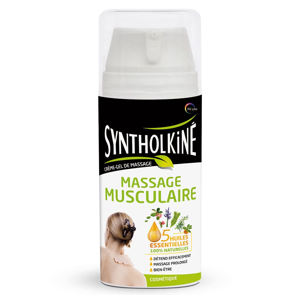 EG Labo SyntholKiné Syntholkine Crema-Gel per Massaggi Sensazione di calore 75ml