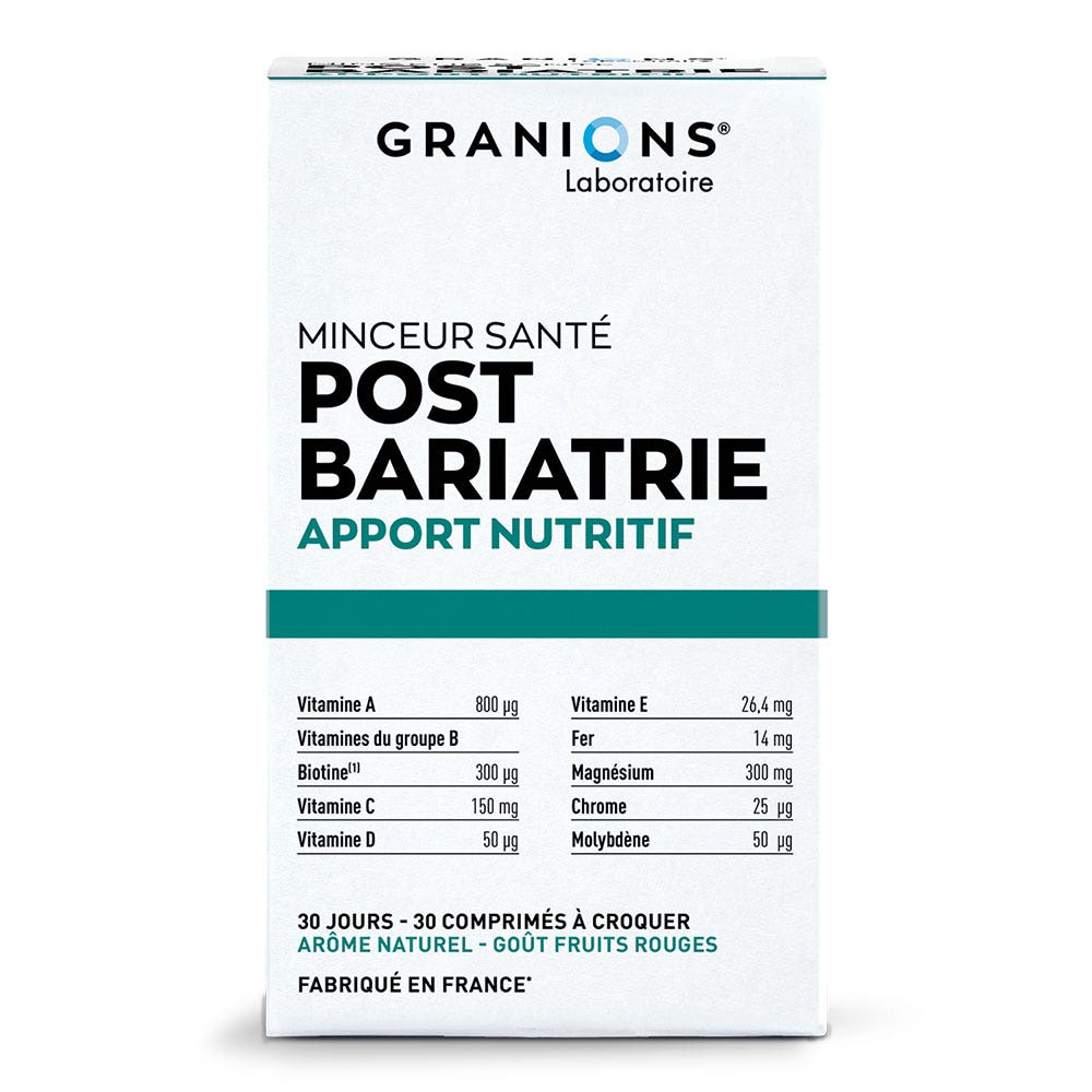 Granions Posta Bariaterie Aroma di Frutta rossa 90 compresse