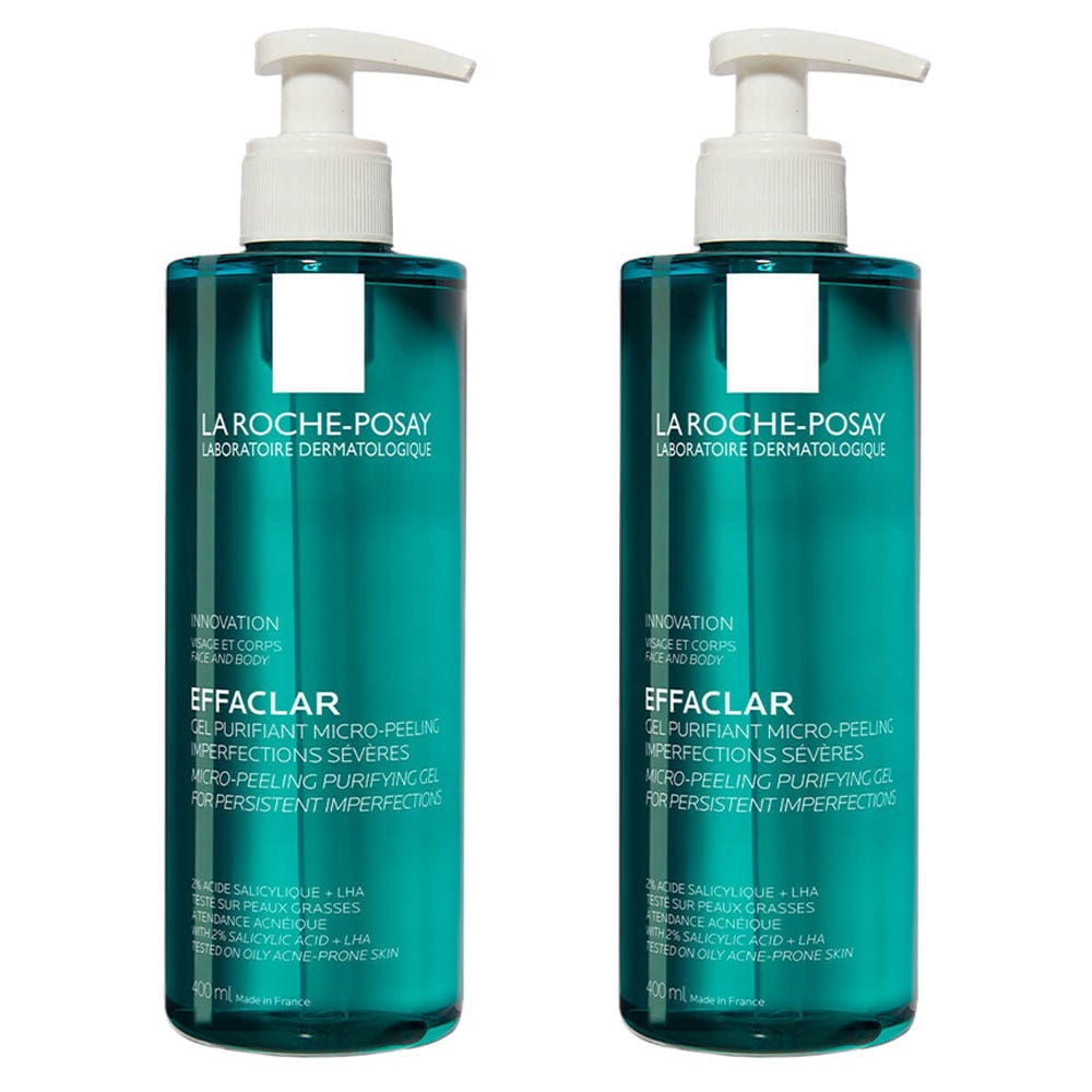 La Roche-Posay Effaclar Gel micropeeling 2x400ml