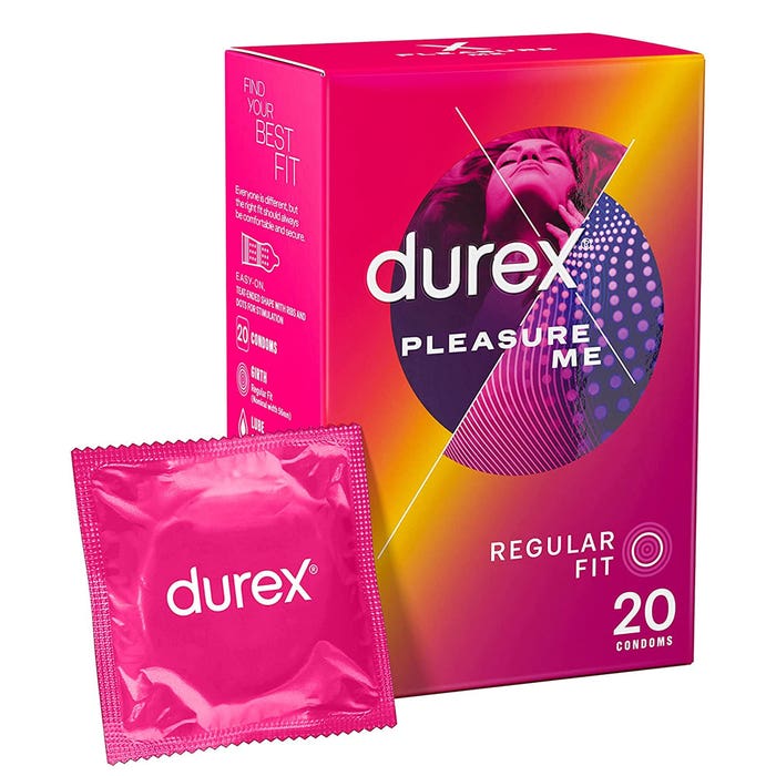 Preservativi Texture ultra perlata 20pz Pleasure Me Durex